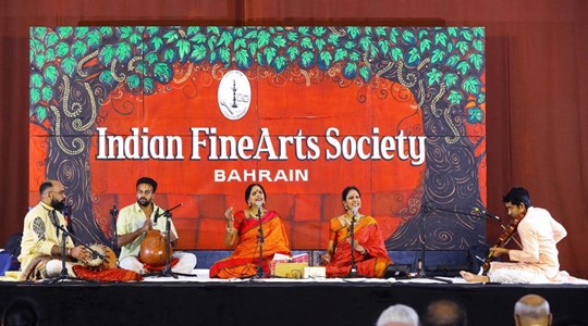Musical concert organized by Indian Fine Arts Society 