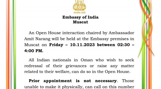 Open House - Embassy of India in Muscat